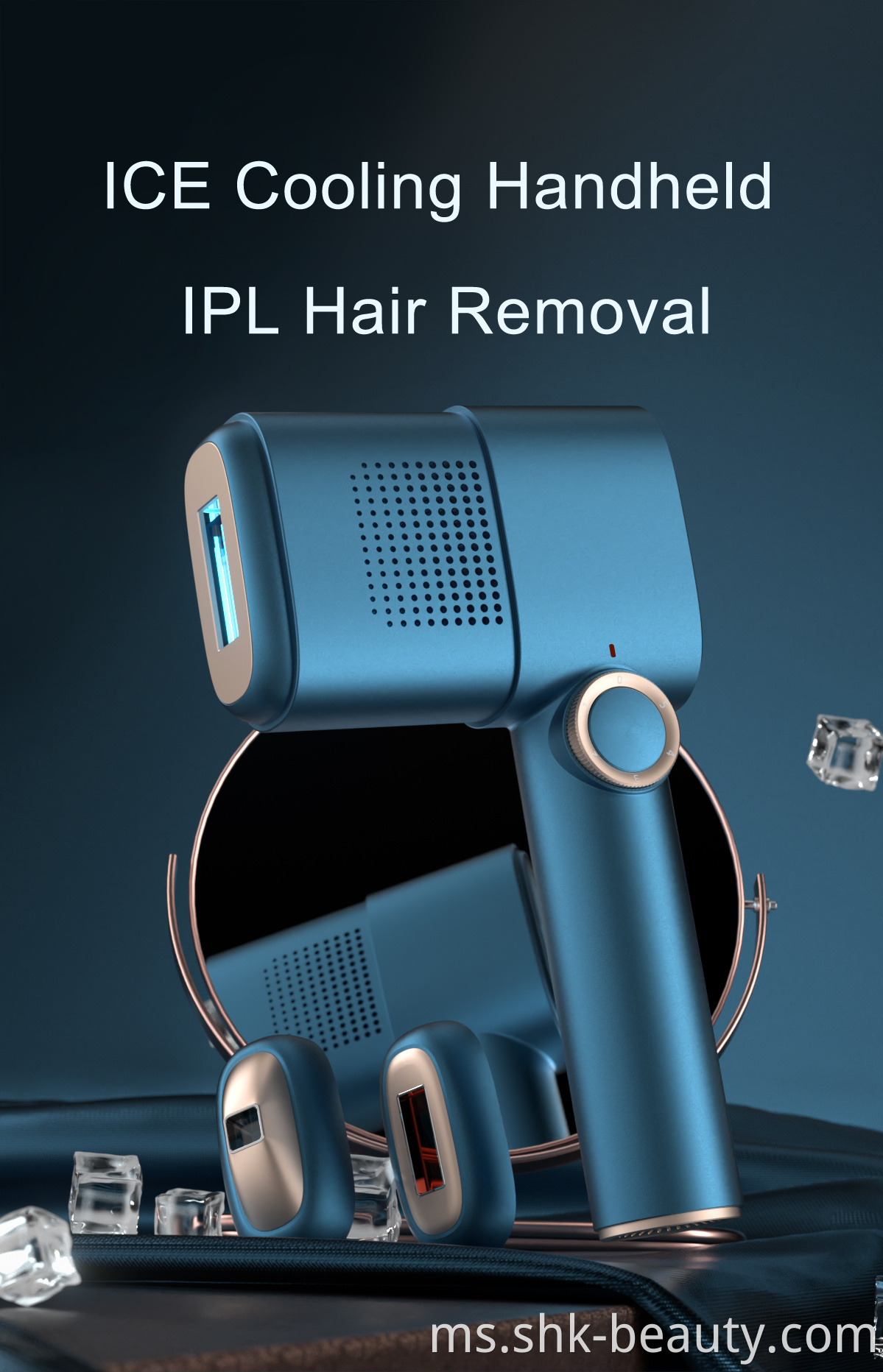 freezing point hair removal device